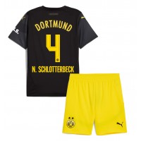 Borussia Dortmund Nico Schlotterbeck #4 Gostujuci Dres za djecu 2024-25 Kratak Rukav (+ Kratke hlače)